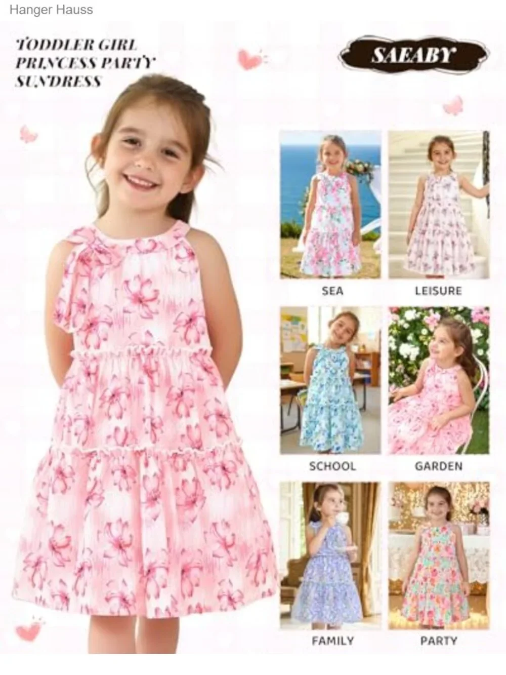 Toddler Girl Tulle Dress Ombre Halter Sundress Princess Outfit
